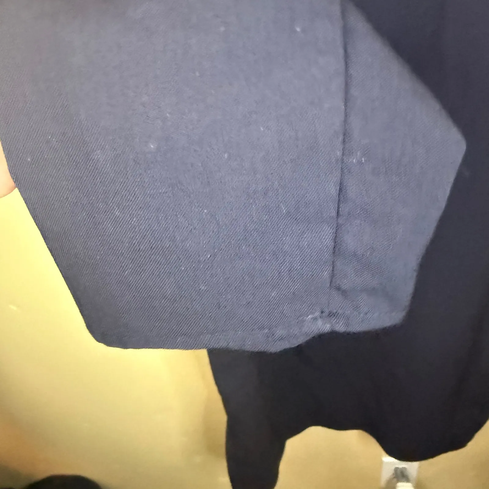 COS Wool Front Zip Formal Black Long Sleeve Officewear Midi Dress Size 12 - Image 13