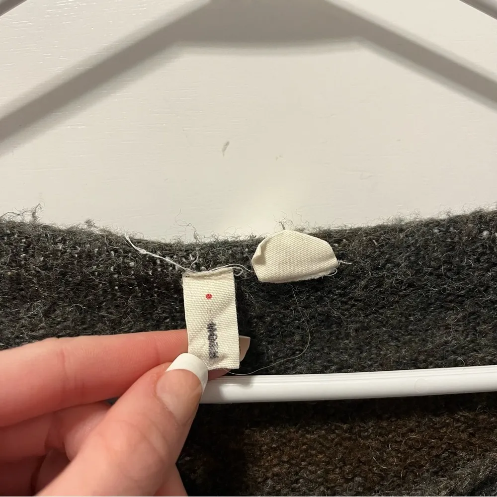 Anthropologie Moth Stripe Wool Blend Sweater - Image 6