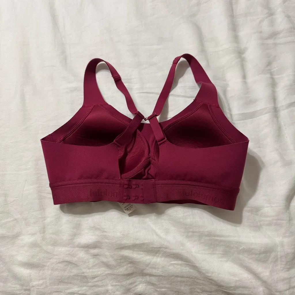 Lululemon Deep Red Sports Bra - Image 2