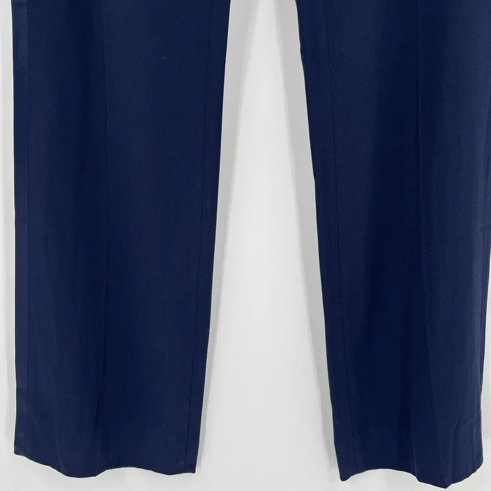 Sandro Paris Dress Pants Satin Side Panel Trousers Straight Leg EU 40 Size Large - Image 3