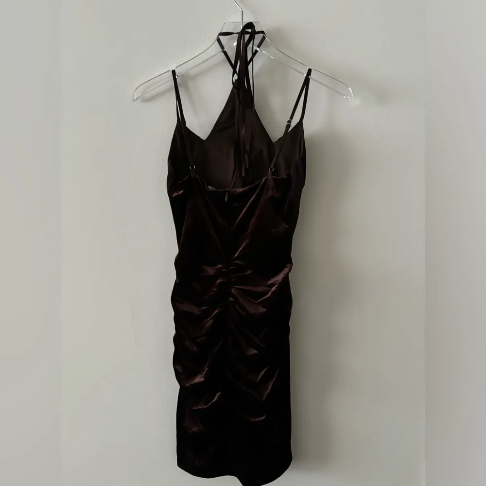 AKIRA Brown Dress Size Small - Image 3