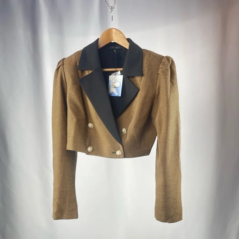 NWT Majorelle Ariana Blazer in Black & Copper Size Medium‎ - Image 4