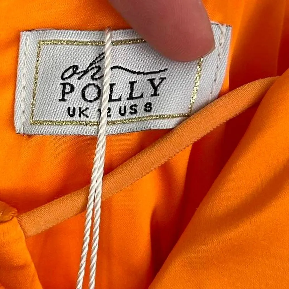 NEW Oh Polly Showstopper Underwired cut out snatched Satin Mini Dress sz 8 - Image 8