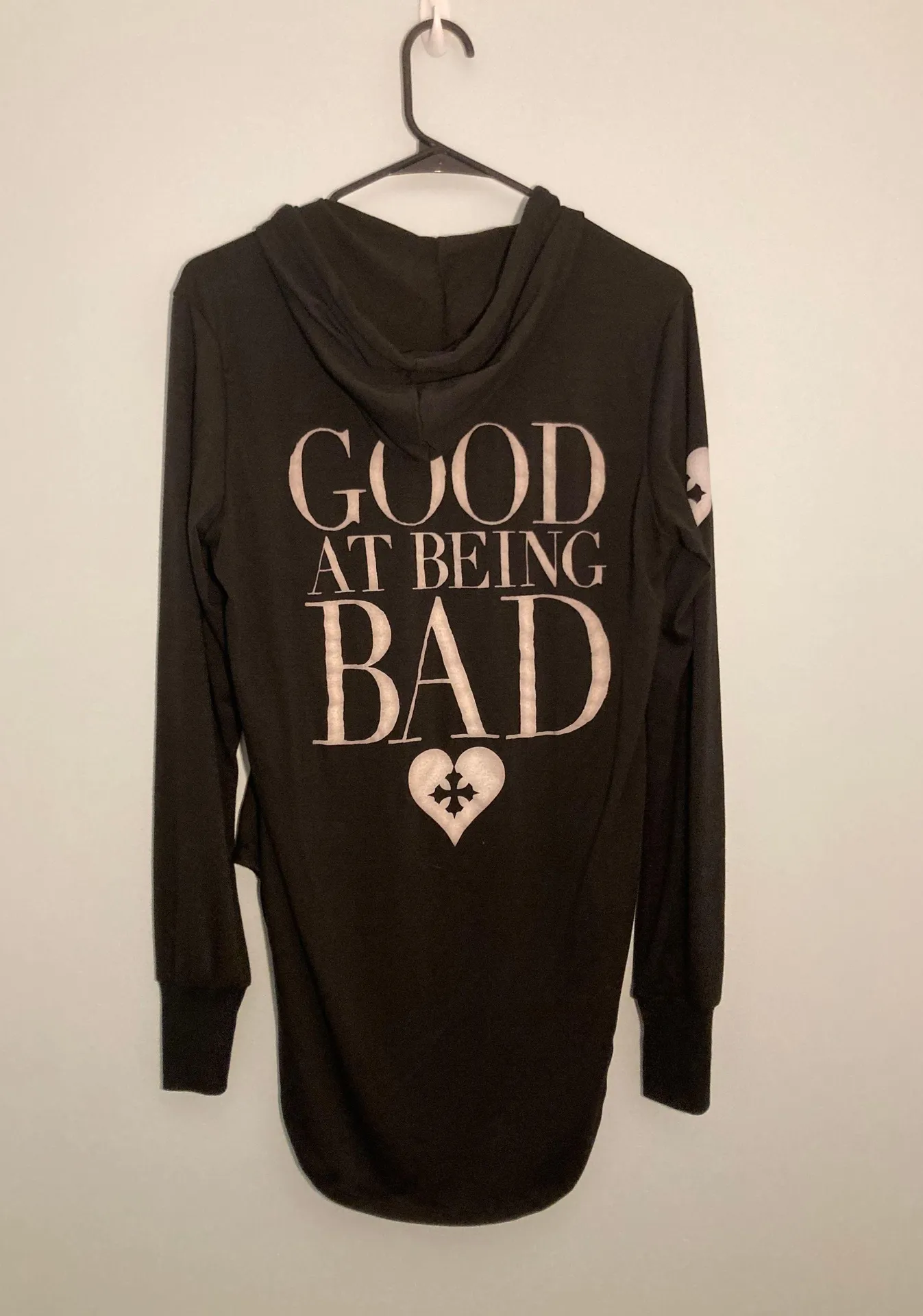 Blackheart Sweatshirt HighLow Light Fabric - Image 2