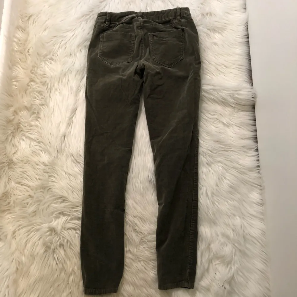 Kensie Jeans Knockout Skinny Pant Green Corduroy - Image 8