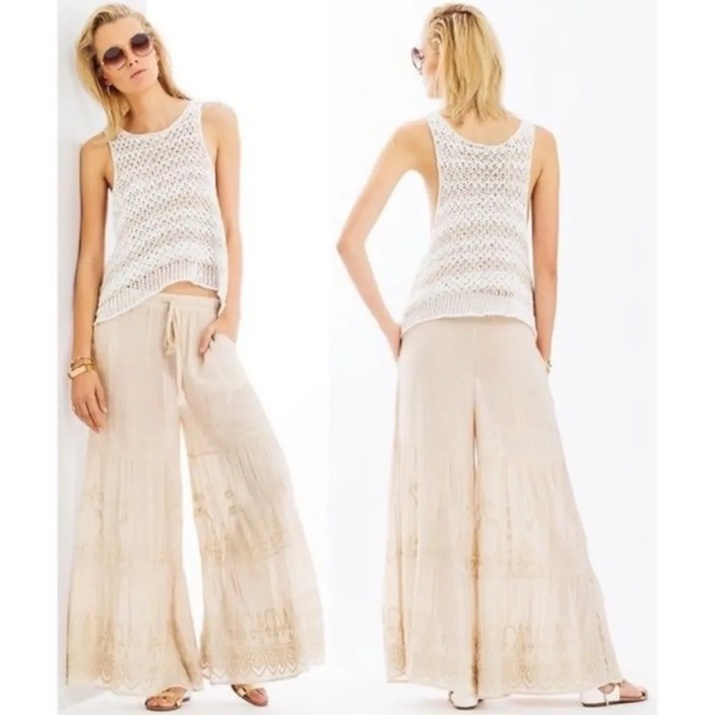 Rag &‎ Bone White Lizette Crochet Sleeveless Striped Tank XS - Image 11