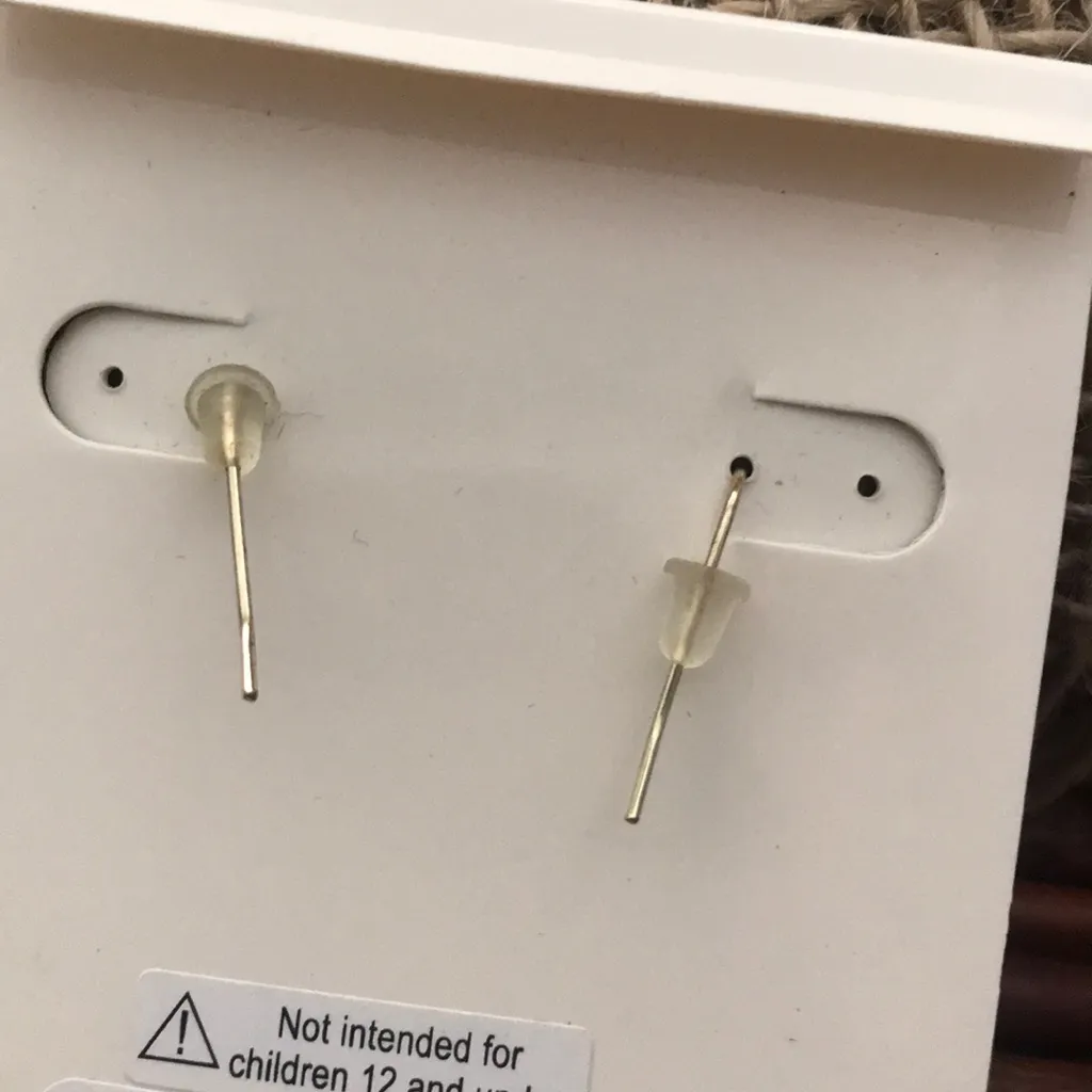 M. Haskell Drop Glass Bead Earrings NWT Red - Image 4