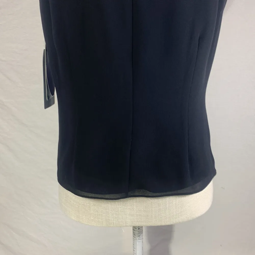 Evening Essentials Beaded and Embroidered Black Cami Medium - Image 10