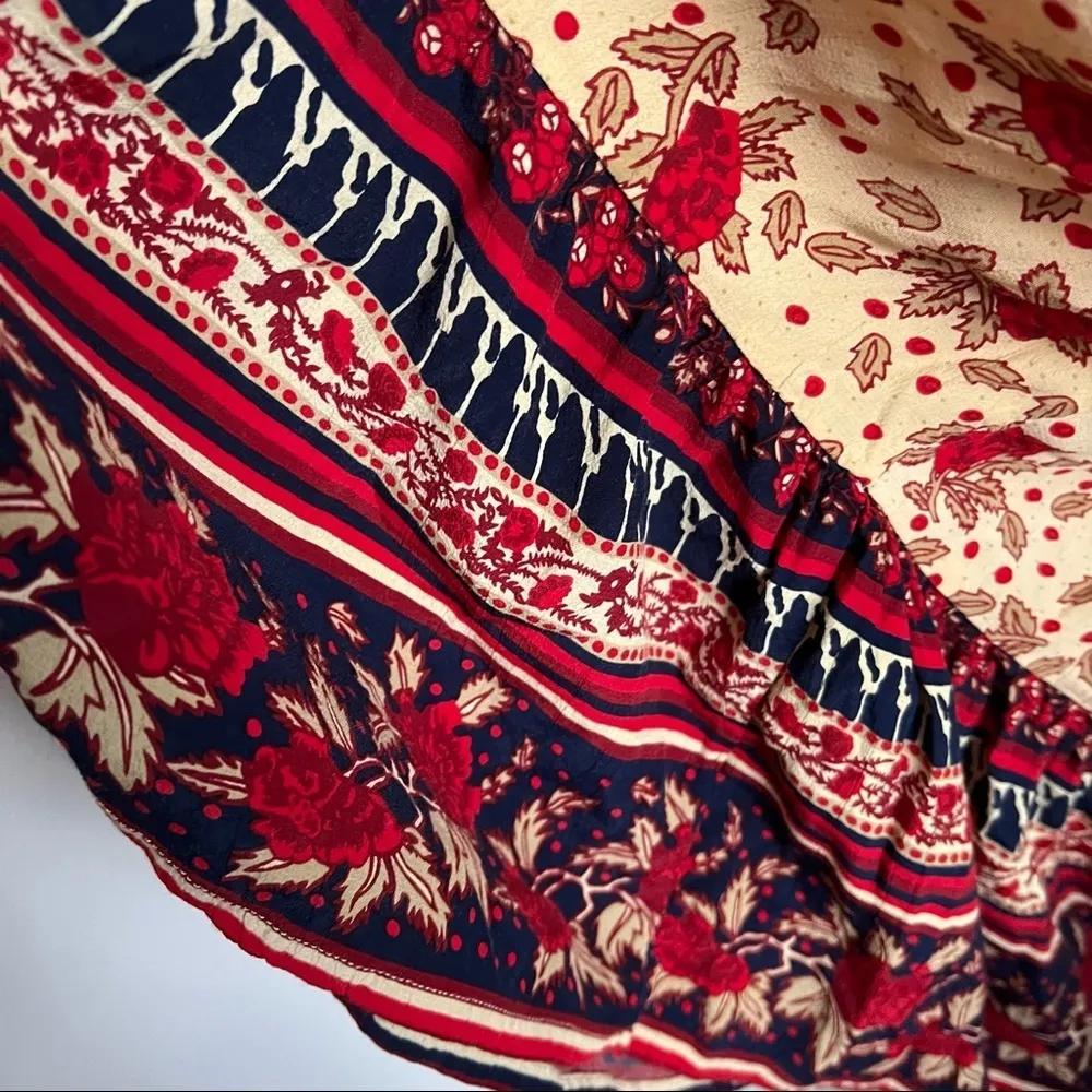 Faithfull The Brand X Anthropologie Melia Midi Dress Cottagecore Boho US 10 - Image 12