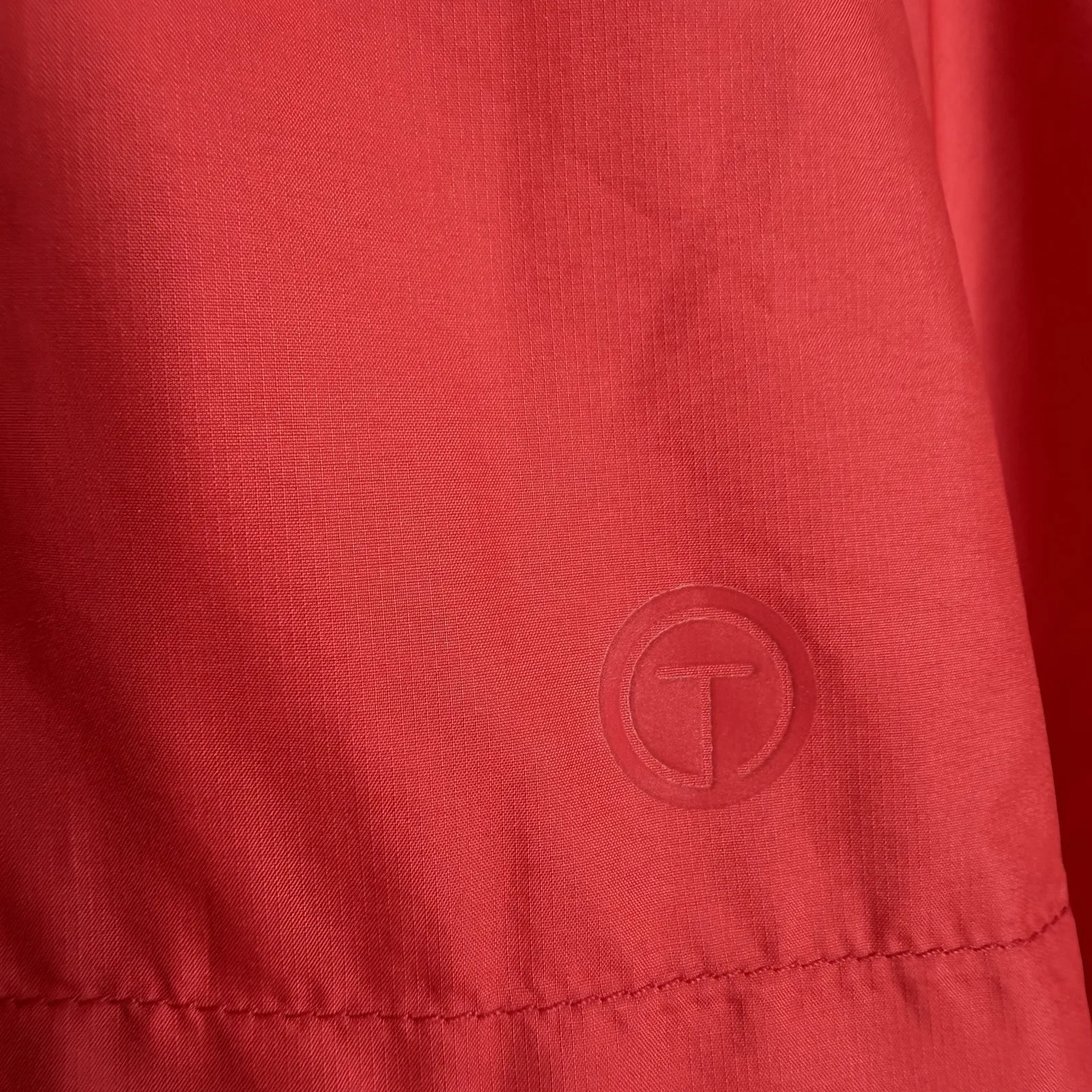 NWOT T By Talbots Tech Water‎ Resistant Jacket Orange Size XL Lined - Image 9