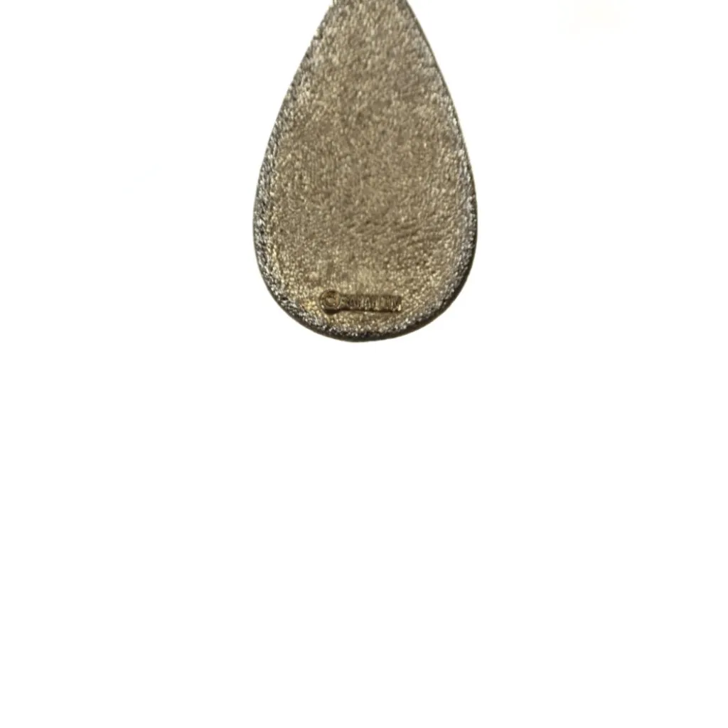 Vintage 1960s Sarah Cov Necklace and Bracelet Set Mod Gold Tone with Rhinestones - Image 4