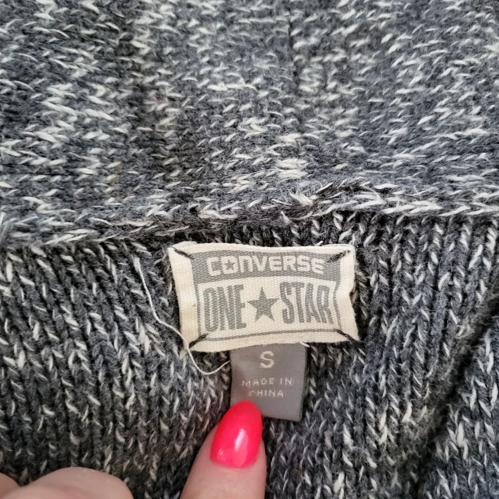 Converse One Star Knit Tailored Cardigan Sweater Size Small - Image 5