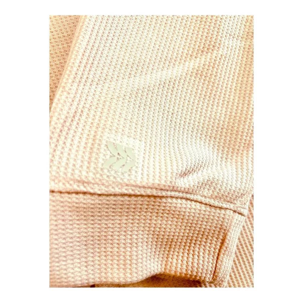 All in Motion Women’s 2XL Long Sleeve Waffle Knit Rose Pink Shirt Top NWT - Image 5