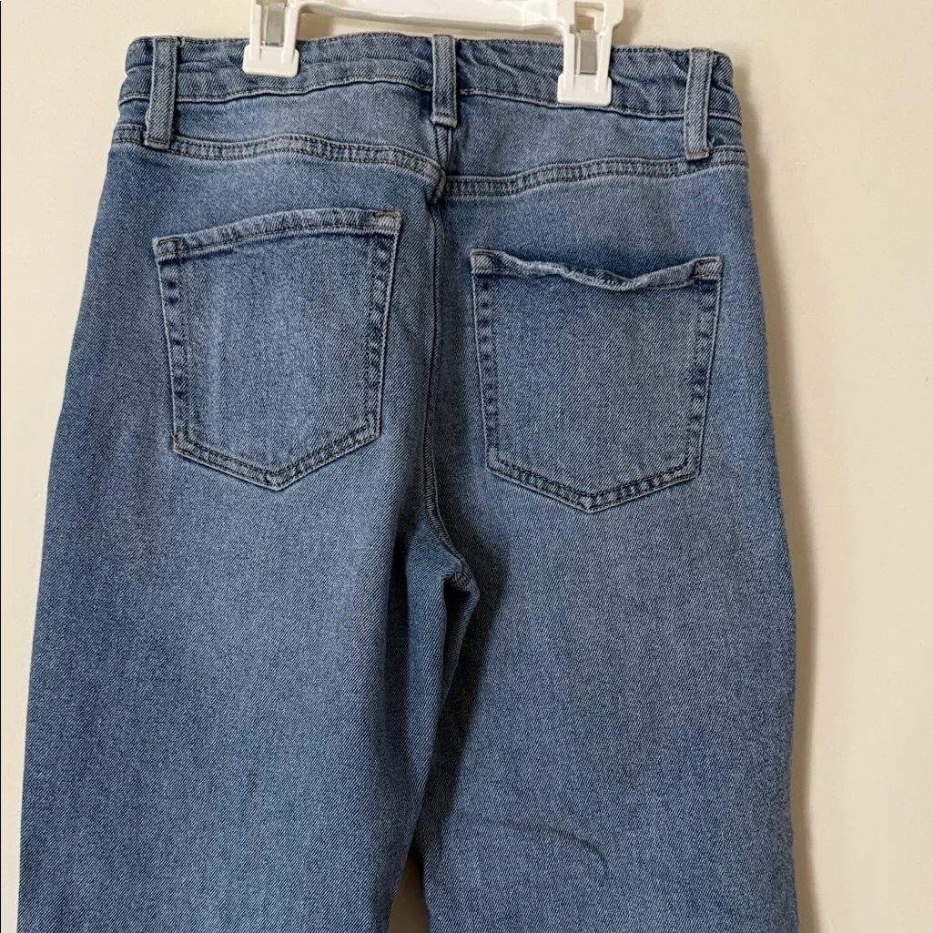 Wild Fable Blue Distressed Boyfriend Jeans - Image 5