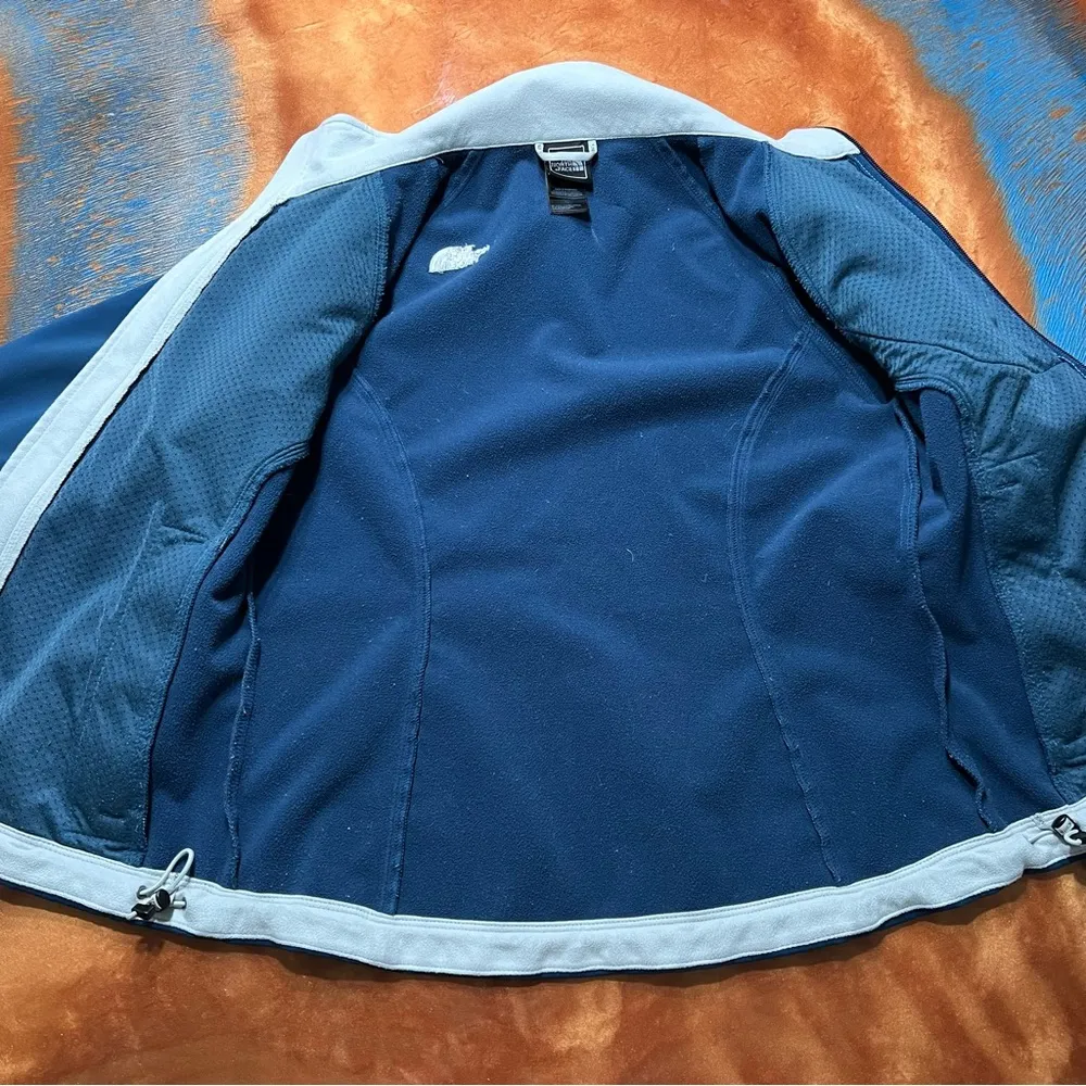 The North Face  Apex Softshell Windwall Jacket size small blue full zip - Image 6