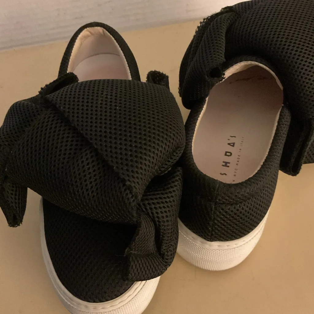 Joshua women black mesh platform sanders sneaker shoes size 5.5 - Image 8