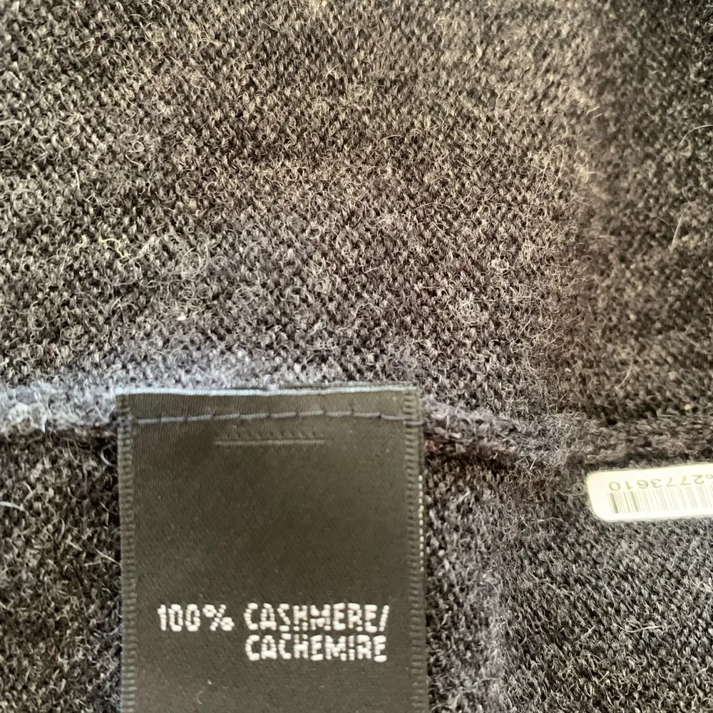 Lafayette 148 New York Cashmere Turtleneck Gray Sweater - Image 5