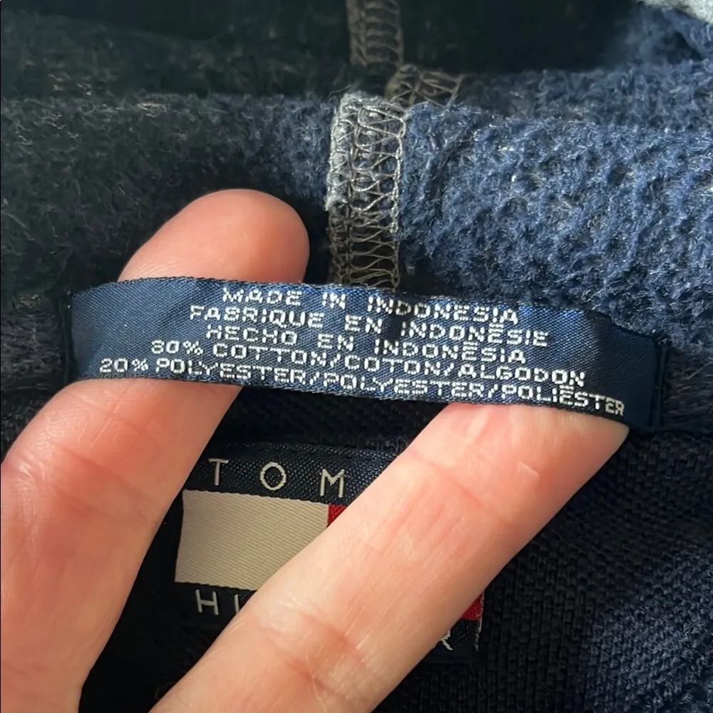 Tommy Hilfiger Gray Hoodie Womens Mens - Image 3