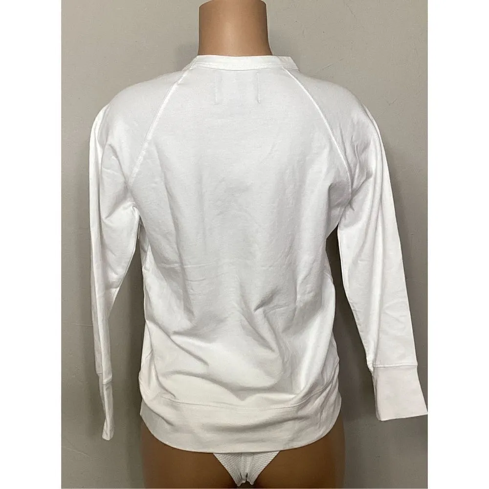 BOAST white Cannabis￼ sweatshirt. Retails $138. Medium - Image 4
