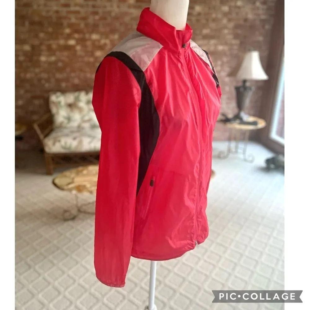 Nike  Golf Tech Windbreaker Red Packable Jacket S Outdoors - Image 11