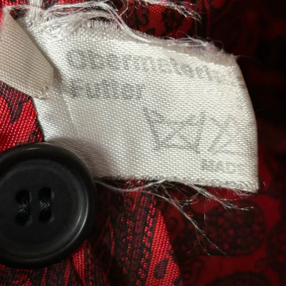 Vera Pelle Leather Jacket Womens L Black Long Sleeve Moto‎ Biker Made in Italy - Image 13