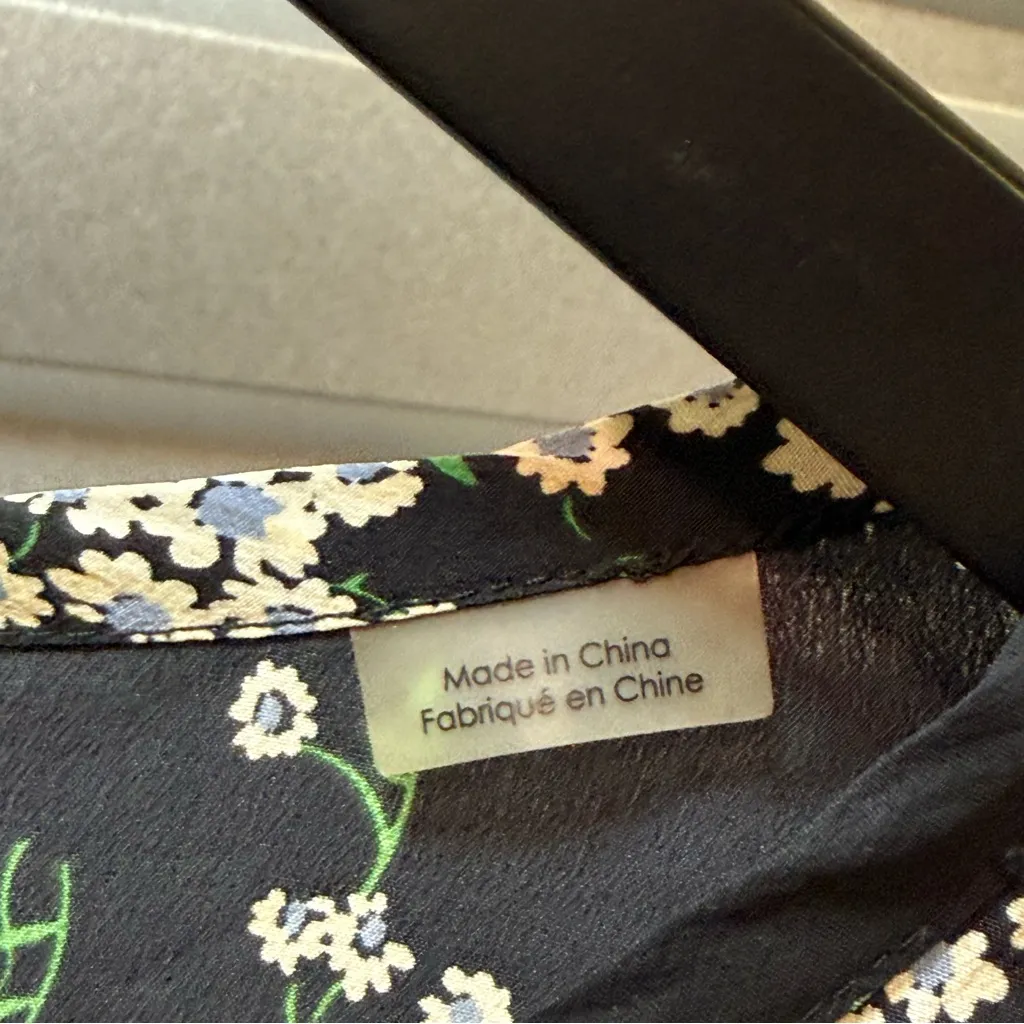 Equipment Liam Elevated Bloom Silk Floral Sheer Sleeve Blouse Workwear Chic - Image 5