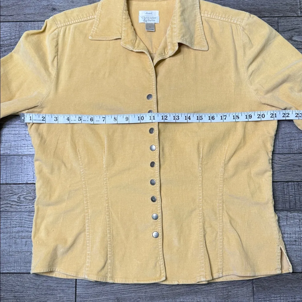 Christopher & Banks Corduroy Shirt - Image 2