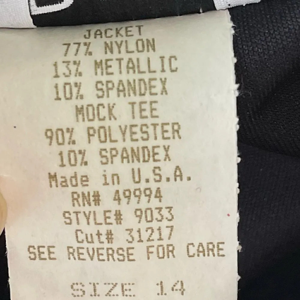 NWT Vintage Deadstock R&M Richards by Karen Kwong Metallic Velour Jacket - 14 - Image 11