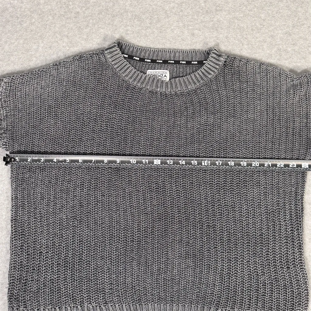 LOVE PINK Forenzia Victoria’s Secret Cotton Sweater Womens Size S Chunky Knit - Image 11