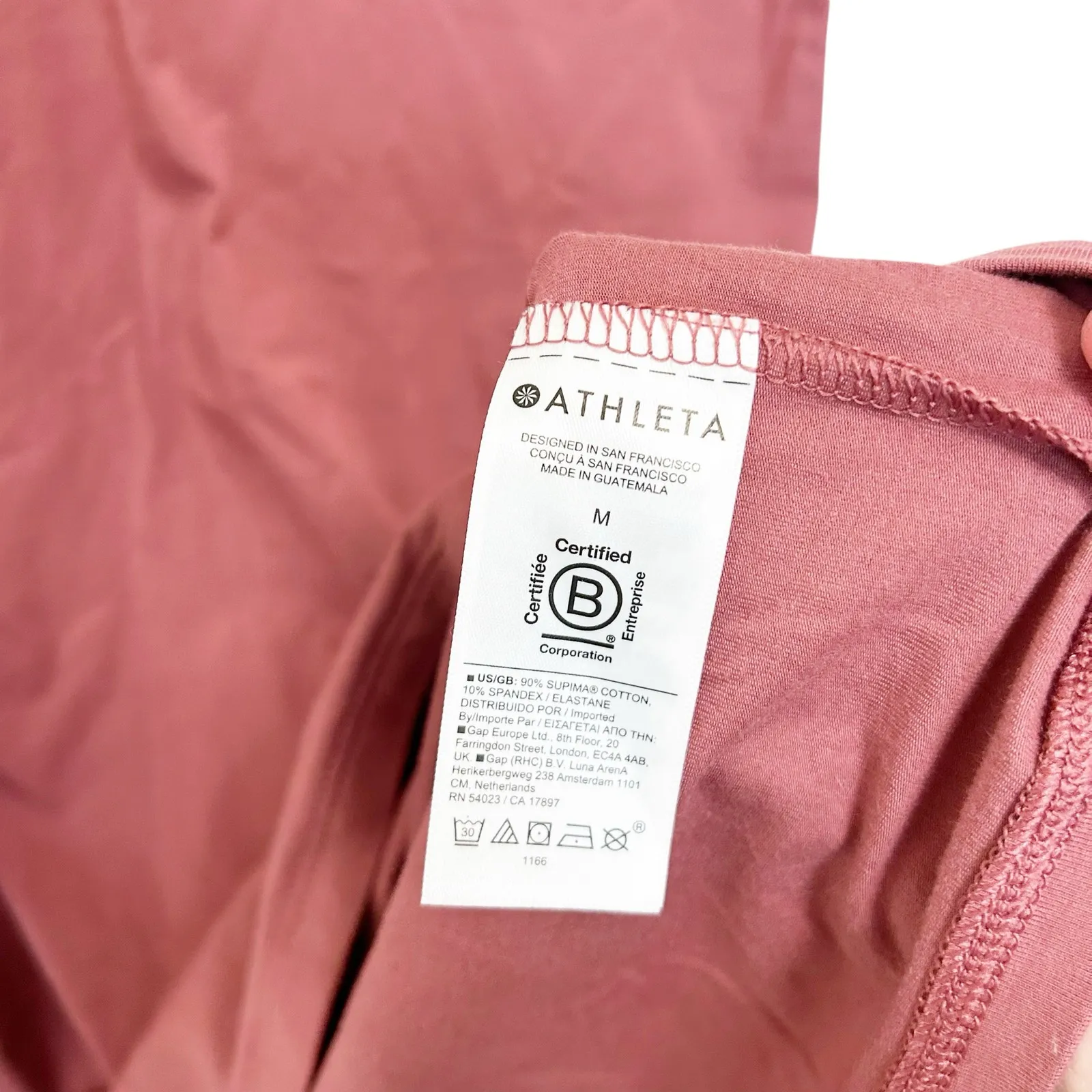 Athleta Mauve Essential Tee Dress Sz M - Image 3