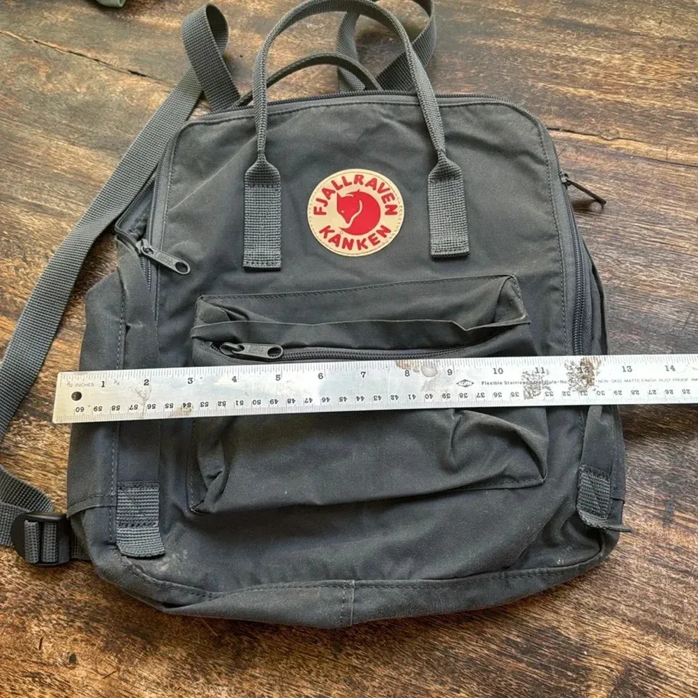 Fjallraven Kanken Backpack grey full size Gray - Image 6
