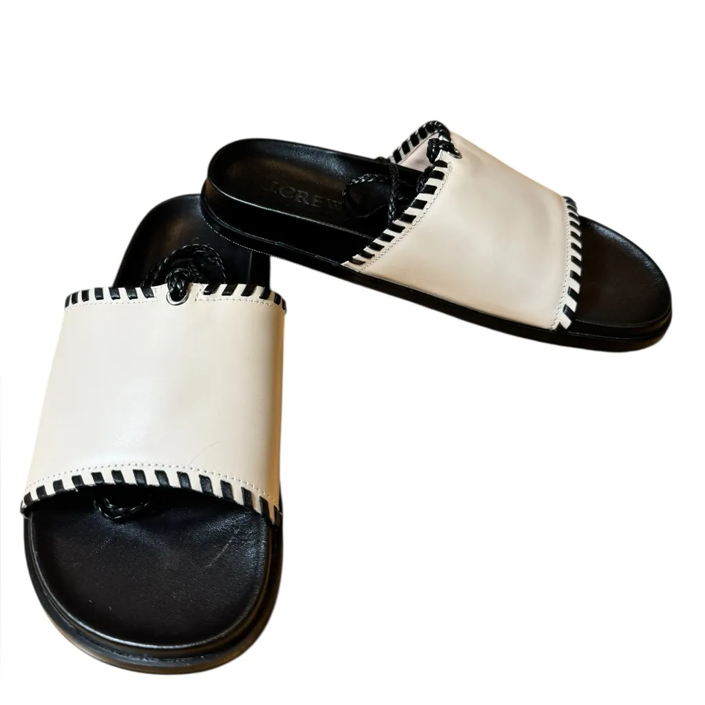 J.Crew Colbie braided lace-up sandals in leather 9 NWT - Image 3