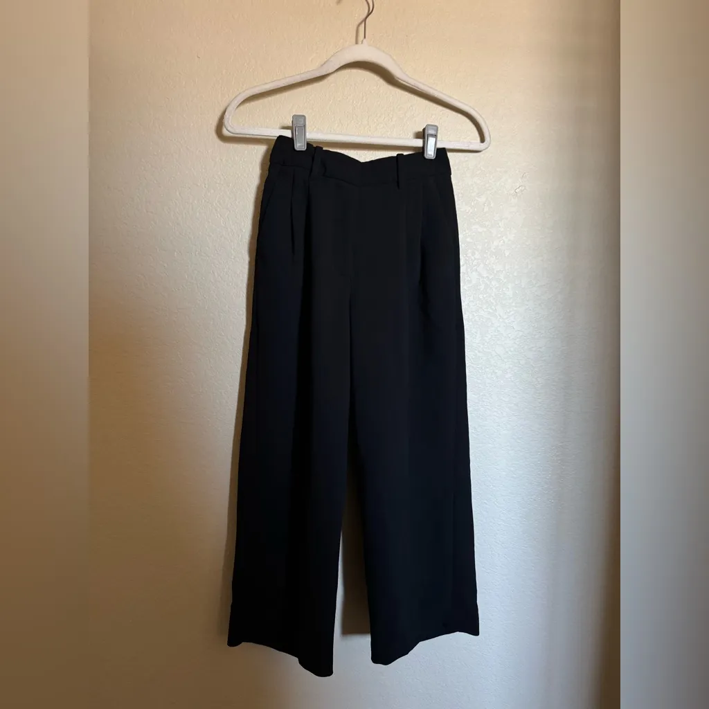 Aritzia Wilfred Effortless Pant Size 00 Short Black - Image 2