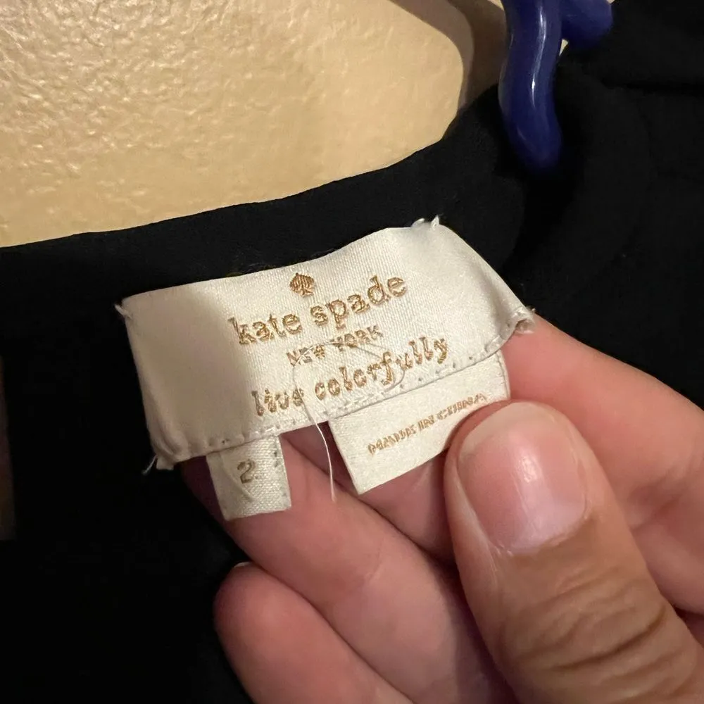 Kate spade black blouse 2 - Image 6