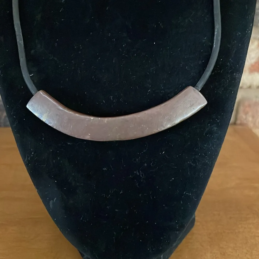 Chico’s Bronze statement collar necklace Vintage - Image 3