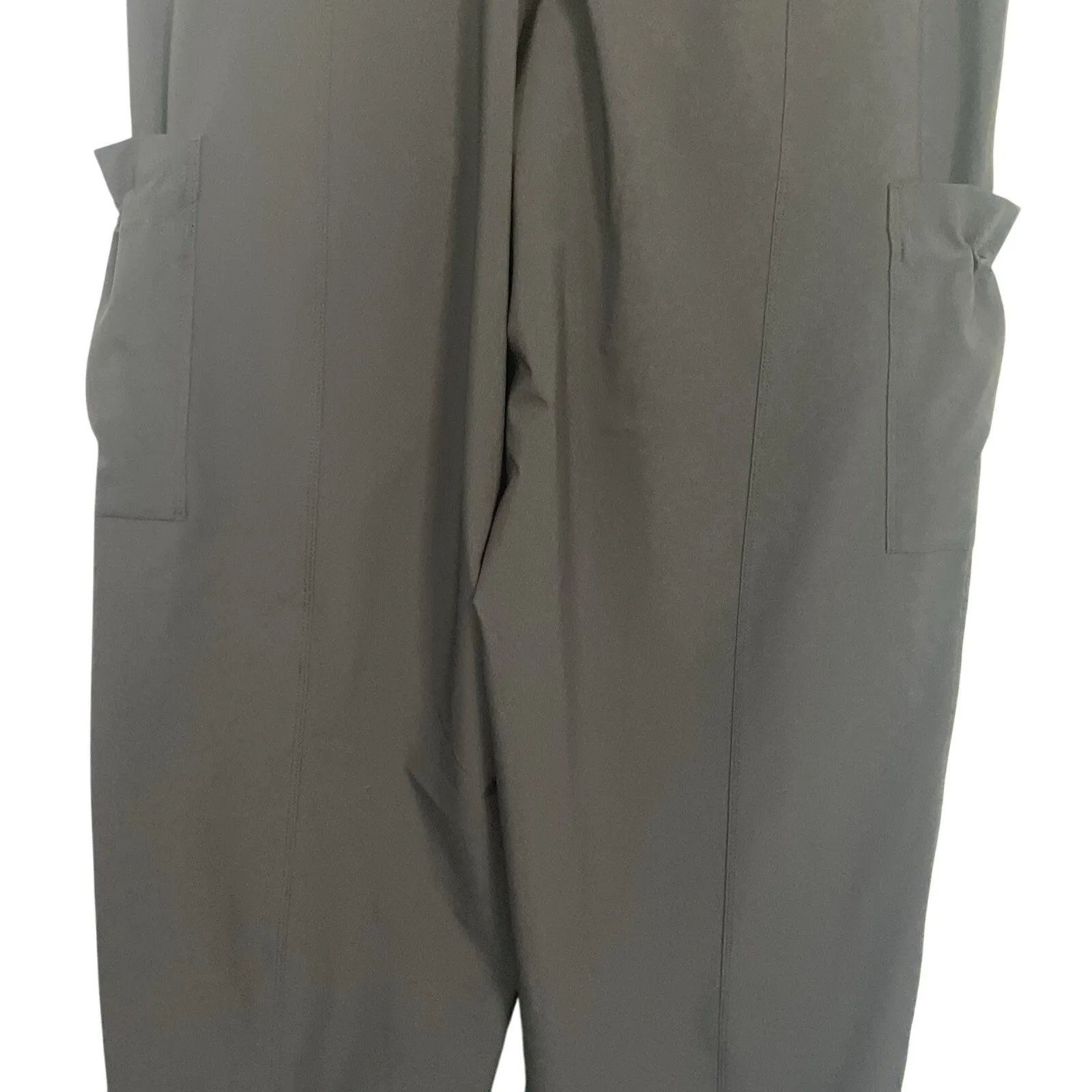 Athleta Stay Fly Pant Black Drawstring Cargo‎ Pocket Athletic Jogger - Image 8