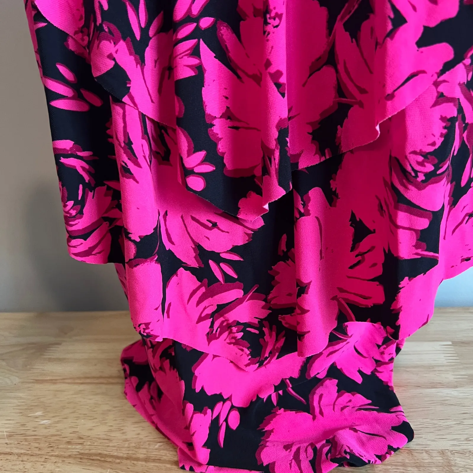 Aqua Green Women's Plus Size Pink Tropical Floral Tankini Top - Size 0X - NWT - Image 8