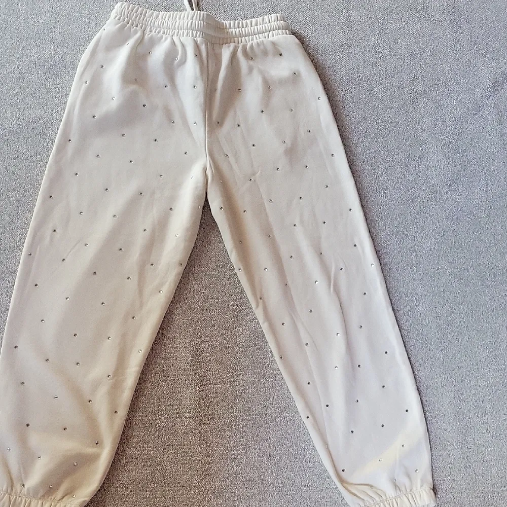 Women's Crem Polka Dot Pants Size M Size M - Image 2
