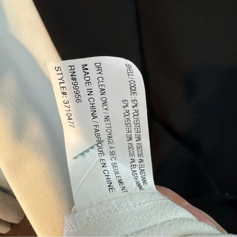 Shoshanna Aventura Colorblock Black & White Ruffle Front Sheath Dress | Size 4 - Image 5