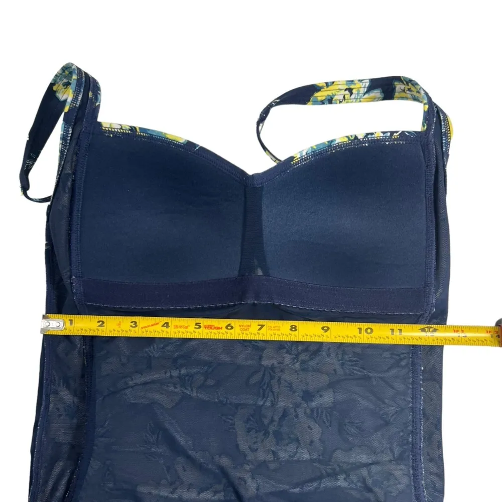 Nip Tuck Paintbox Fleurs Joanne Twist Front Tummy Control One Piece Swimsuit Size 6 - Image 9