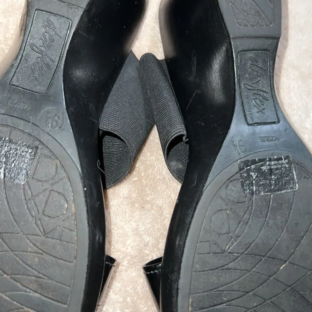 ✨ DEXFLEX By DEXTER Black Slip On Wedge Sandals✨ Size 9.5 - Image 5