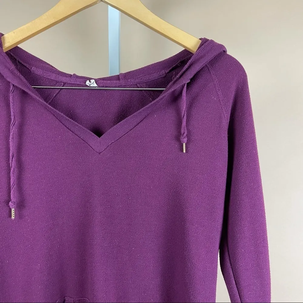 Women’s Ideology XS Hooded Running Pullover Sweatshirt Top Yoga Casual Boho - Image 5