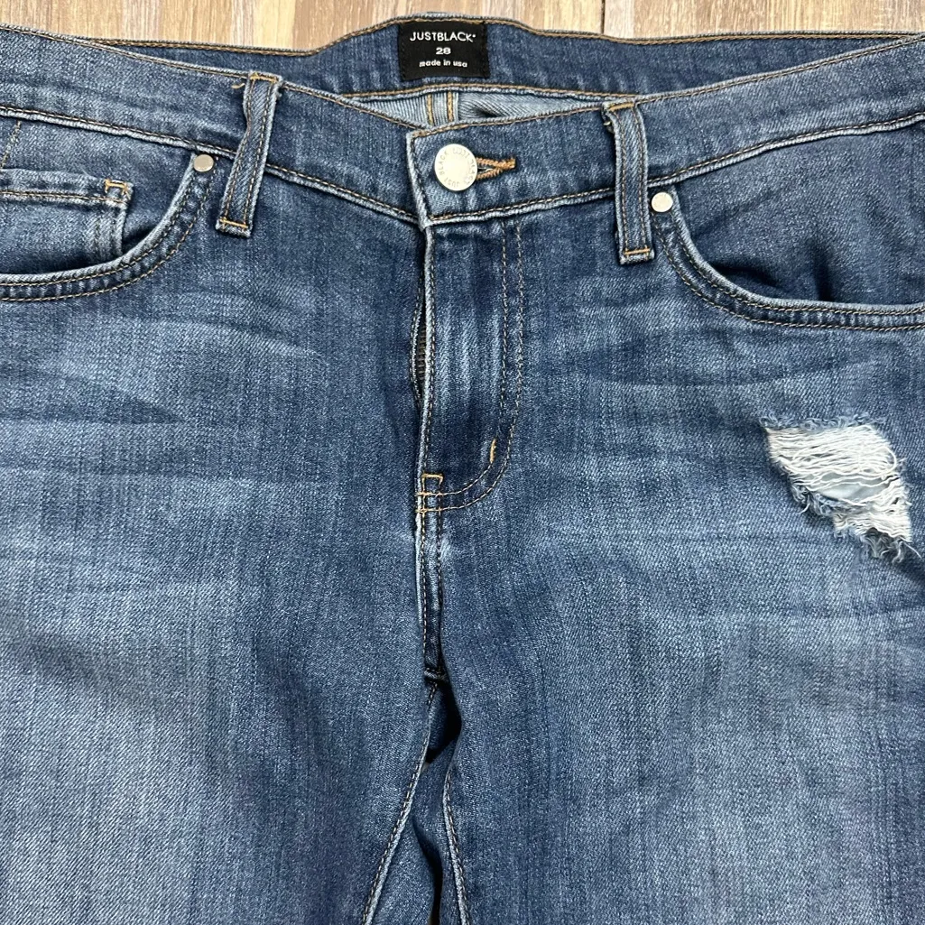 Just Black Classic Denim Jeans, Size 28 - Image 9