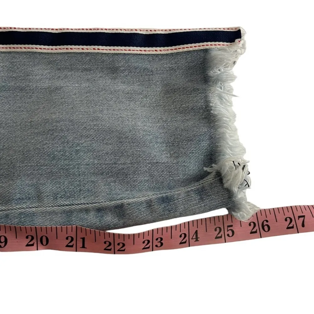 Revice True Blue Side Stripe Button Fly Skinny Jeans - Image 7