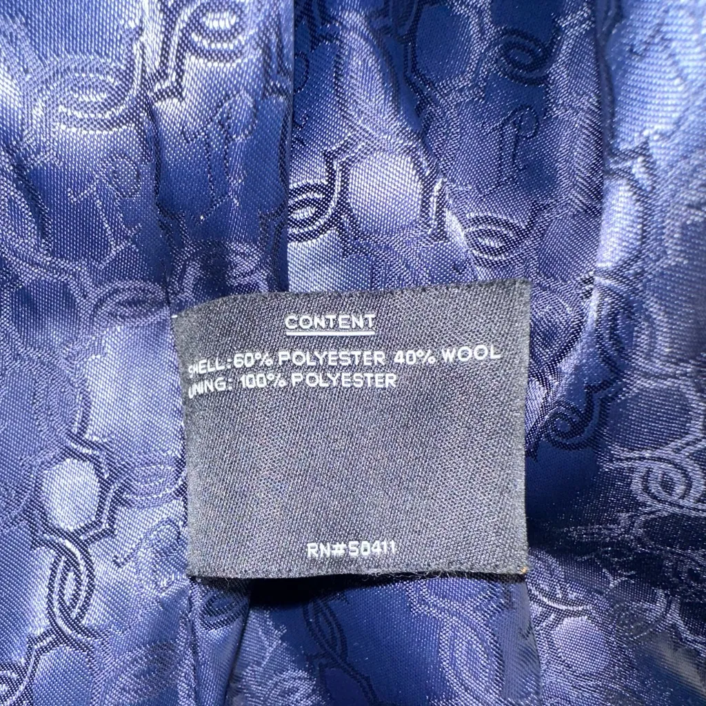 Ivanka Trump Boucle Collar Bejeweled Button Wool Blend Coat Size Lg Classy Regal - Image 11