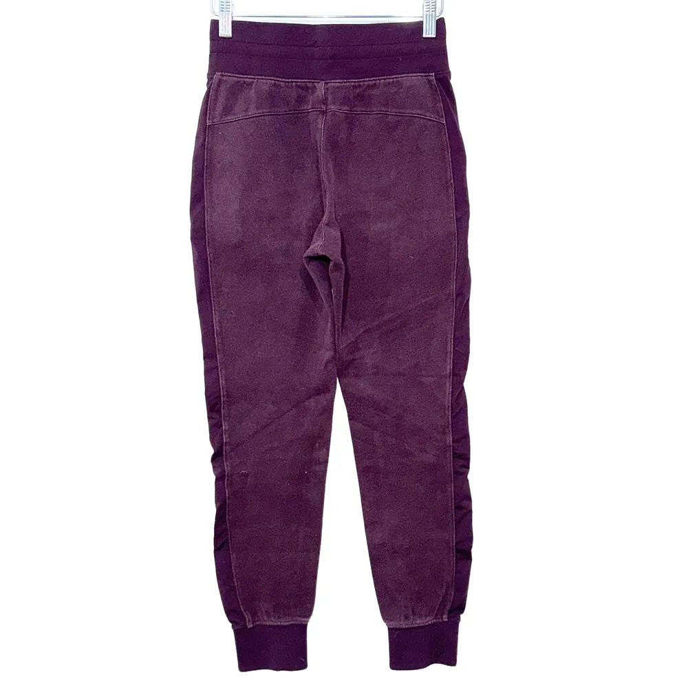 Lululemon Scuba Joggers Purple Drawstring Waist Joggers Pants Womens Size 2 - Image 2