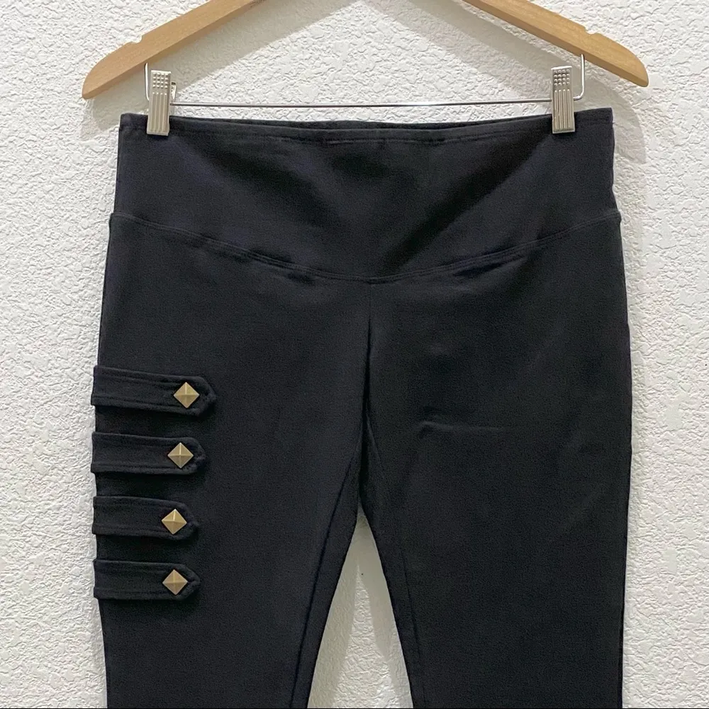 For Love & Lemons Black Studded Skinny Pant L - Image 3