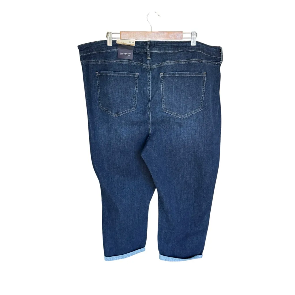 NYDJ - NWT Margot Girlfriend Jeans Roll Cuff Lift Tuck Cool Embrace Sz 20WP - Image 5