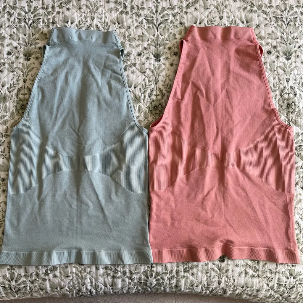 Nike Tank Top Bundle Spandex Pink & Blue Size Extra Small - Image 5