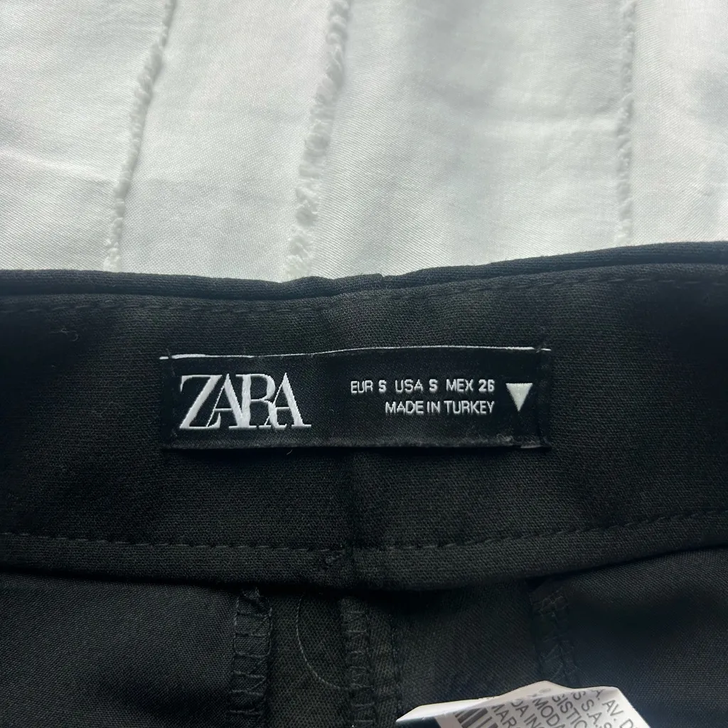 Zara Black Mini Skort - Image 3